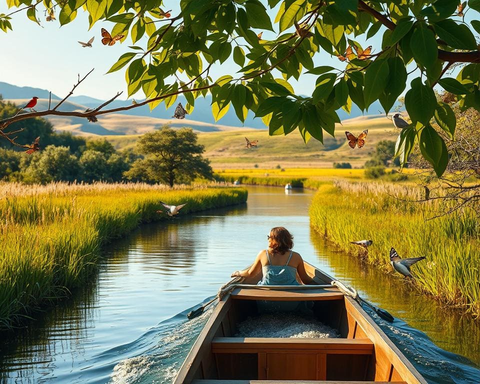Wat maakt een vaartocht door natuurgebieden zo aantrekkelijk?