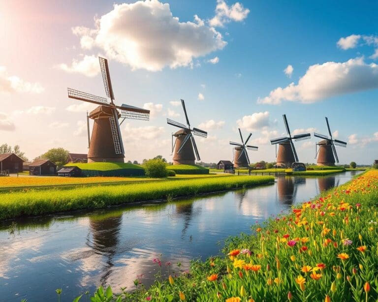 Wat zie je tijdens een bezoek aan Kinderdijk?