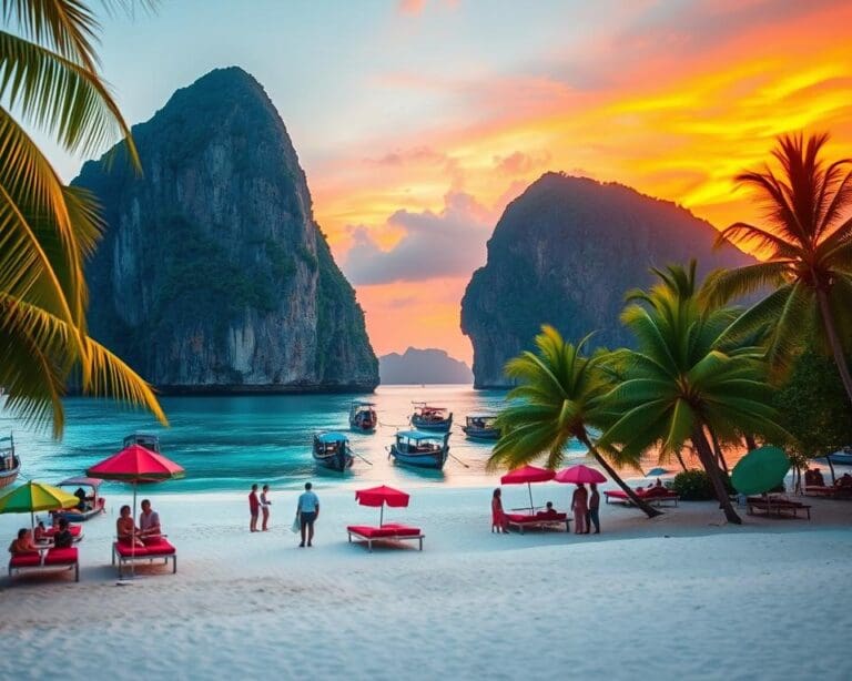 Welke eilanden bezoek je in Thailand?