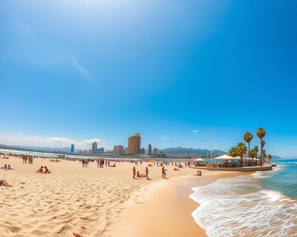Welke stranden liggen bij Barcelona?