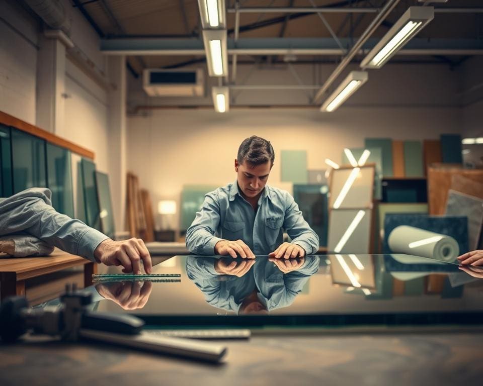 Hoe helpt een glashandel bij glas op maat voor woningen?