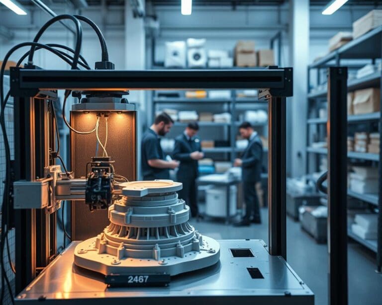 Hoe werkt een industriële 3D-printer in productie?