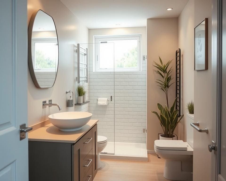 kleine badkamer inrichten