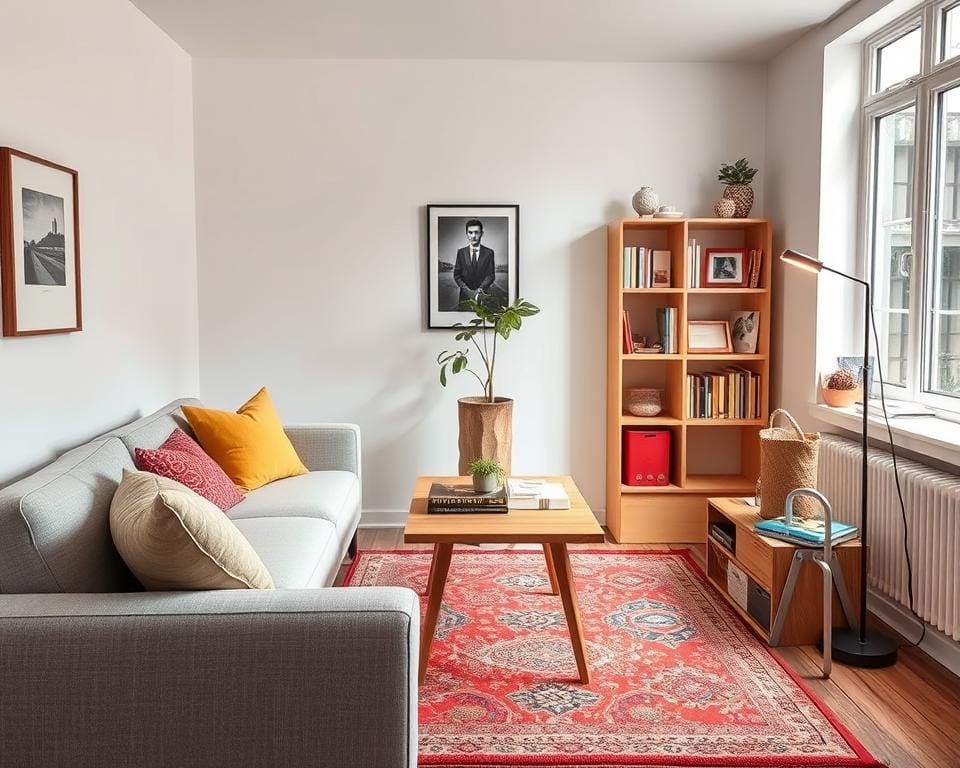 kleine woonkamer inrichten