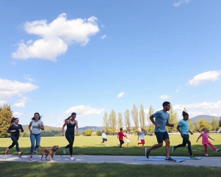 sportieve activiteiten buiten