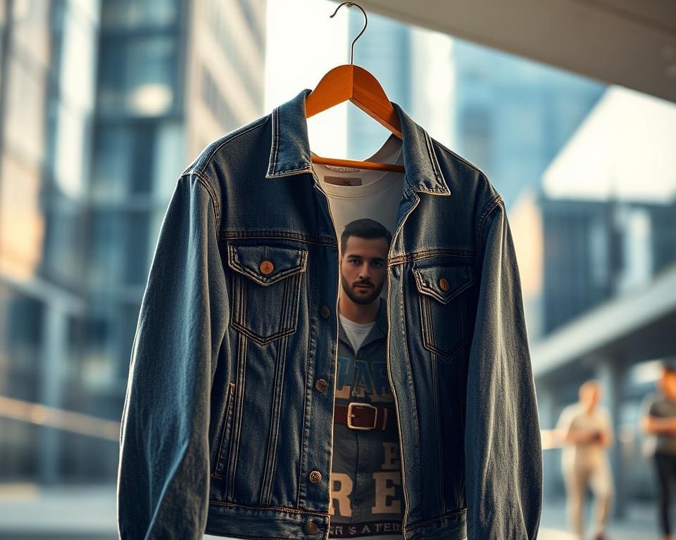 vintage denim jas