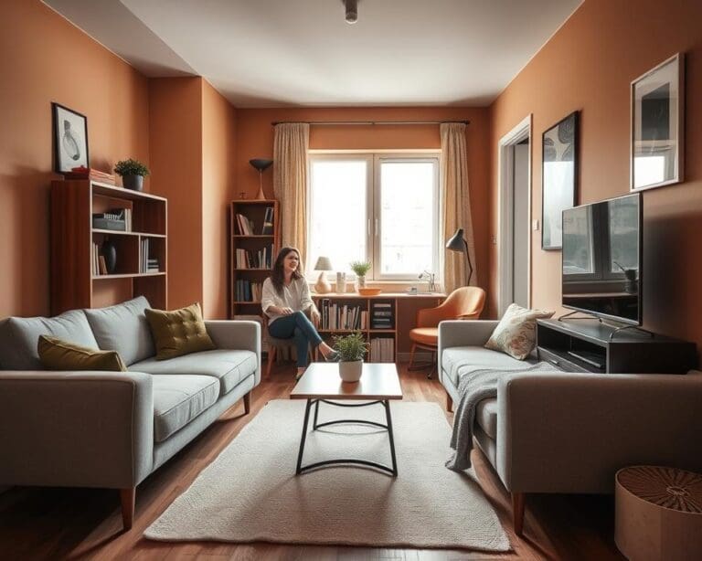 smalle woonkamer