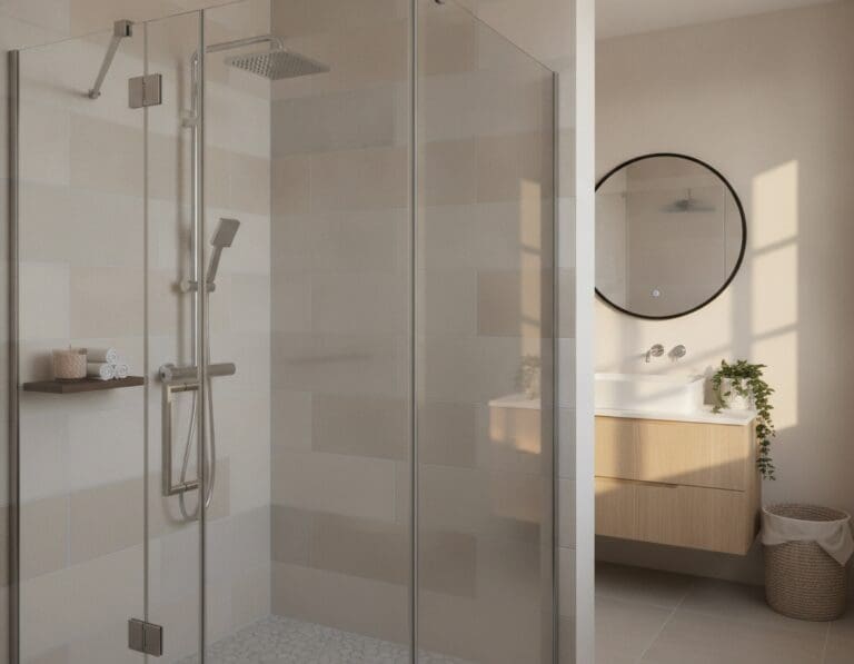 douche voor kleine badkamer