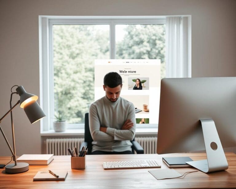 minimalistisch webdesign