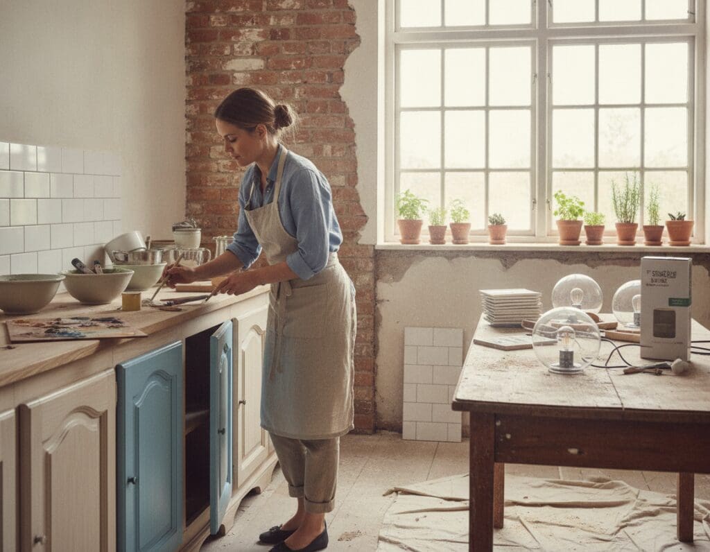 oude keuken opknappen