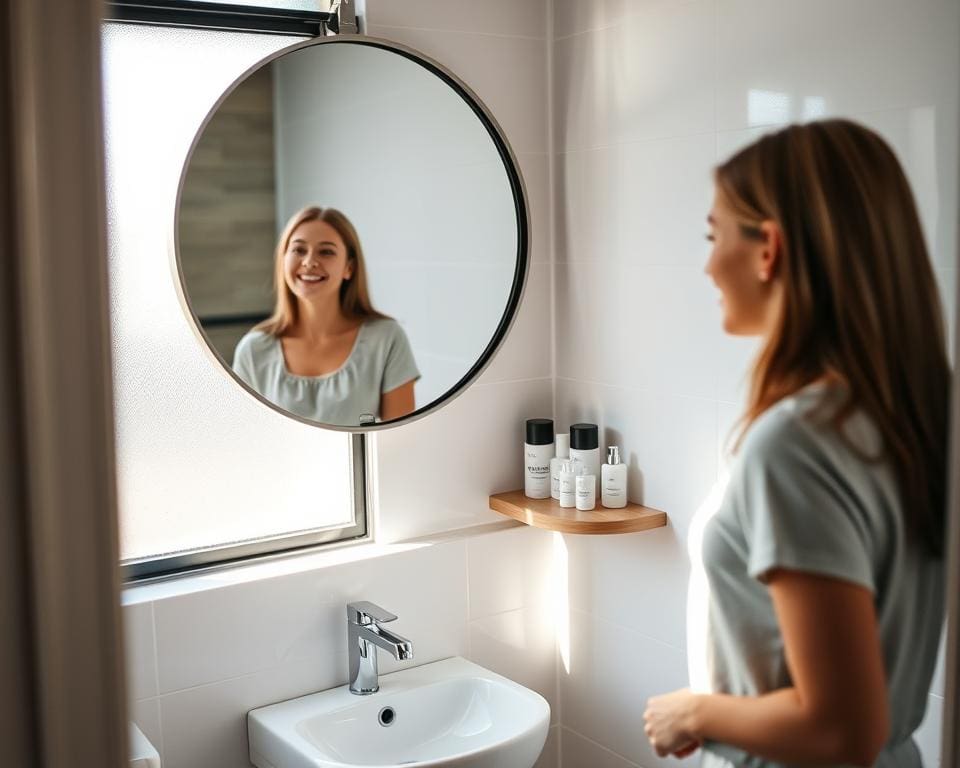 spiegel voor kleine badkamer