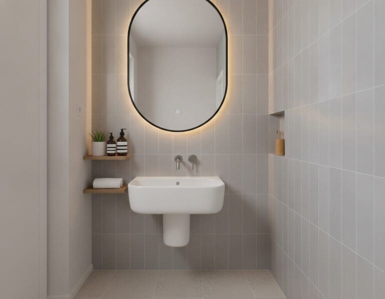 wastafel voor smalle badkamer