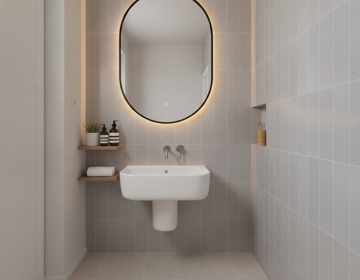wastafel voor smalle badkamer